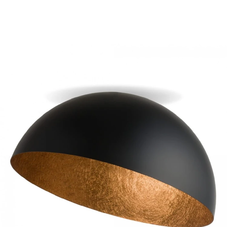 Plafon czarno-miedziany Sfera Sigma 32467 średnica 70-50-35cm.jpg