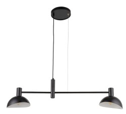 Lampa wisząca czarna 2 klosze - Artis 2, 40525.jpg