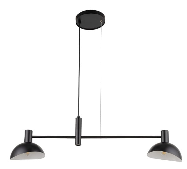 Lampa wisząca czarna 2 klosze - Artis 2, 40525.jpg
