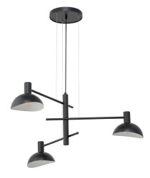 Nowoczesna lampa wisząca - Aetis 3 czarna, 40527.jpg