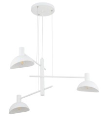 Nowoczesna lampa wisząca - Aetis 3 biała, 40528.jpg