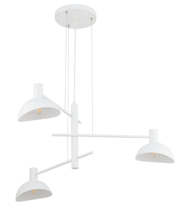 Nowoczesna lampa wisząca - Aetis 3 biała, 40528.jpg