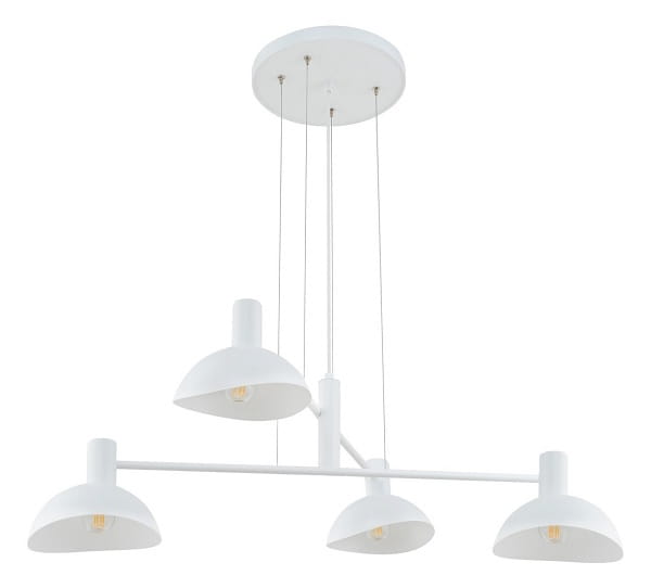 Artis 4 - biała lampa wisząca, cztery klosze, 40530.jpg