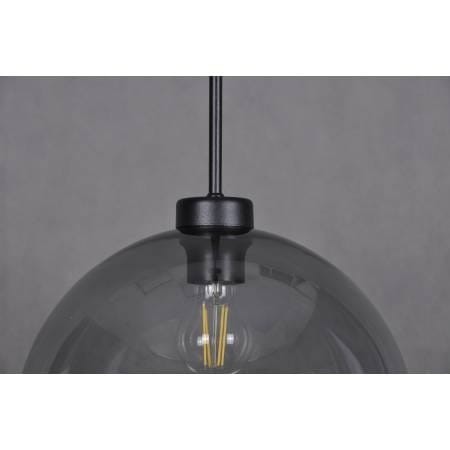 Aldar lampa wisząca nowoczesna szklany klosz 30cm