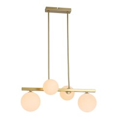 sufitowa lampa wiszaca w kolorze mosiądzu Kama 4 zapalone Żarówki.jpg