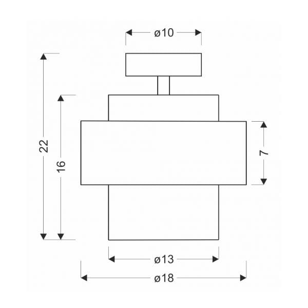 sufitowa lampa wisząca, plafon - Spiega P wymiary.jpg