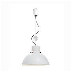 Reflex Maxi Biała  regulowana lampa wisząca retro..jpg