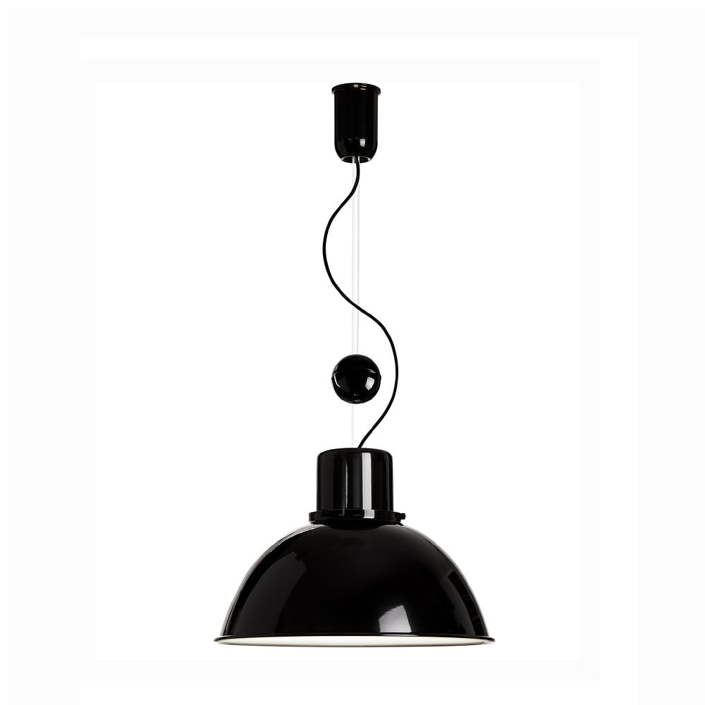 Reflex Maxi Czarna  regulowana lampa wisząca retro.jpg