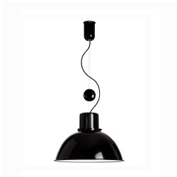 Reflex Maxi Czarna  regulowana lampa wisząca retro.jpg