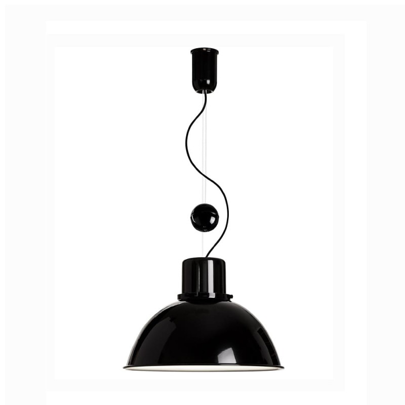 Reflex Maxi Czarna  regulowana lampa wisząca retro.jpg