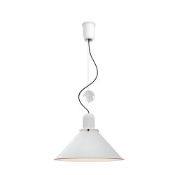 Reflex stożek biała lampa wisząca w stylu retro regulowana.jpg