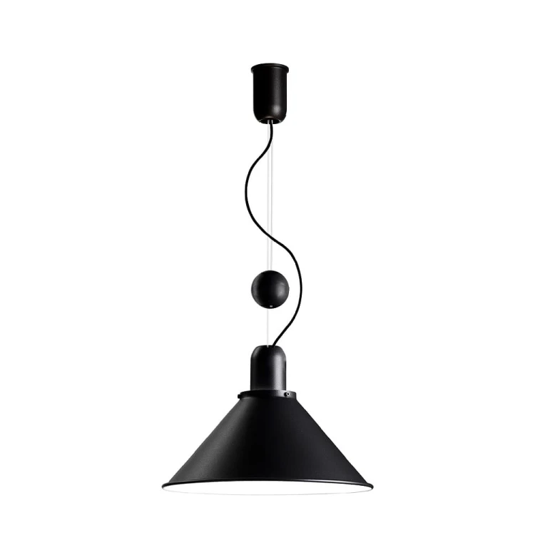 Reflex stożek grafitowa lampa wisząca w stylu retro regulowana.jpg