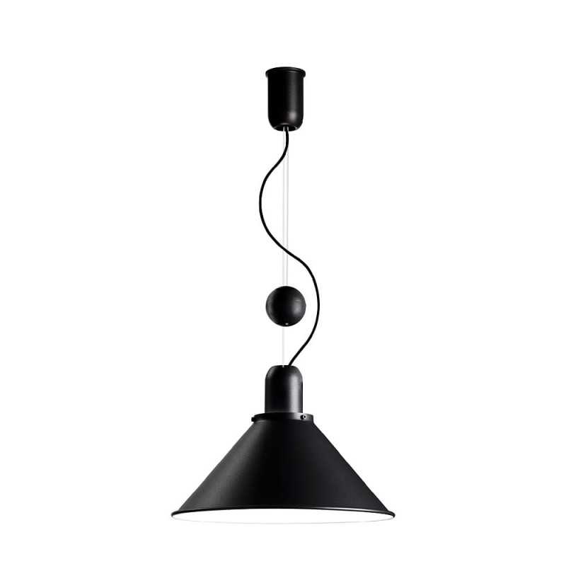 Reflex stożek grafitowa lampa wisząca w stylu retro regulowana.jpg