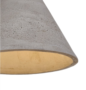 KOBE 3 betonowa lampa sufitowa, wysokość 21 cm