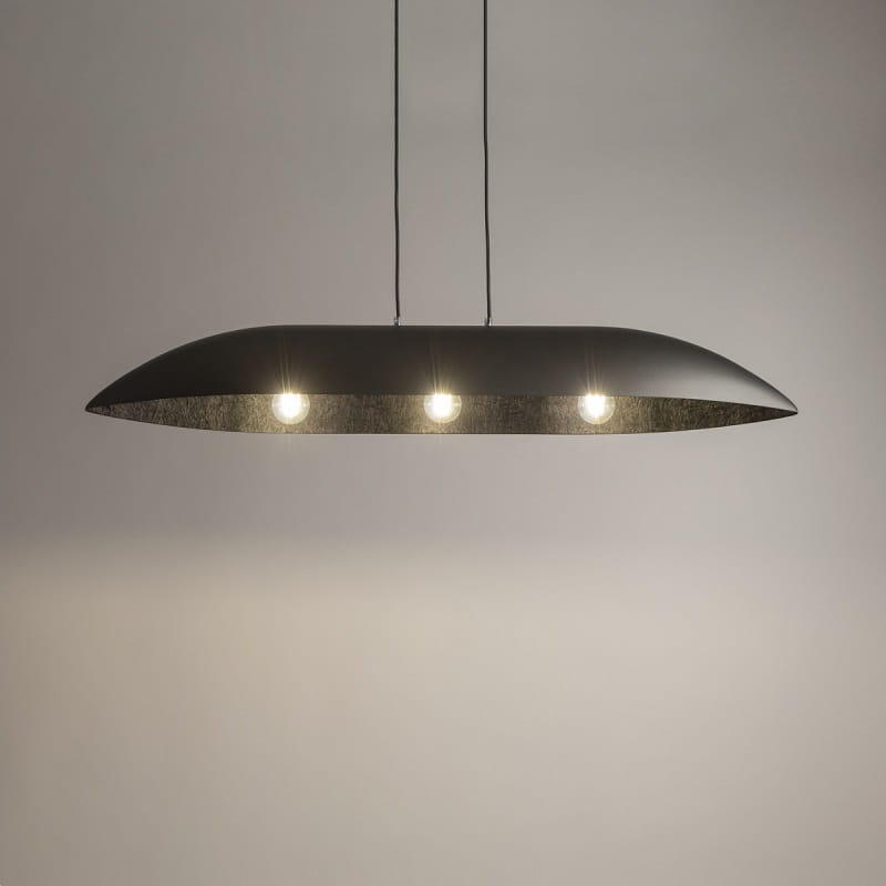 40642 Gondola L srebrny czarny lampa wisząca do jadalni.jpg