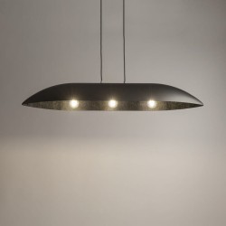 40642 Gondola L srebrny czarny lampa wisząca do jadalni.jpg