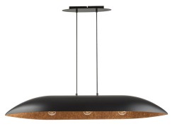 Podłuzna lampa wisząca nad stół Gondola L  czarny miedziany 40634.jpg