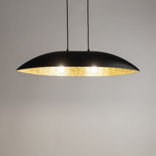 Lama wisząca podłużna Gondola M czarny złoty 40633.jpg