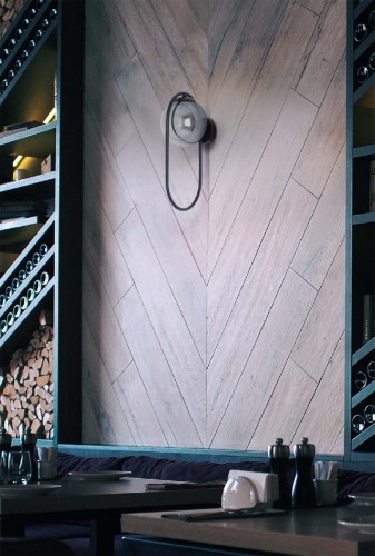 Kinkiet nowoczesny, klosz szklany grafitowy - Davos K  aranzacja.jpg