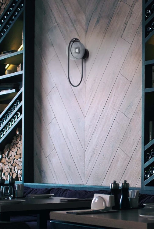 Kinkiet nowoczesny, klosz szklany grafitowy - Davos K  aranzacja.jpg