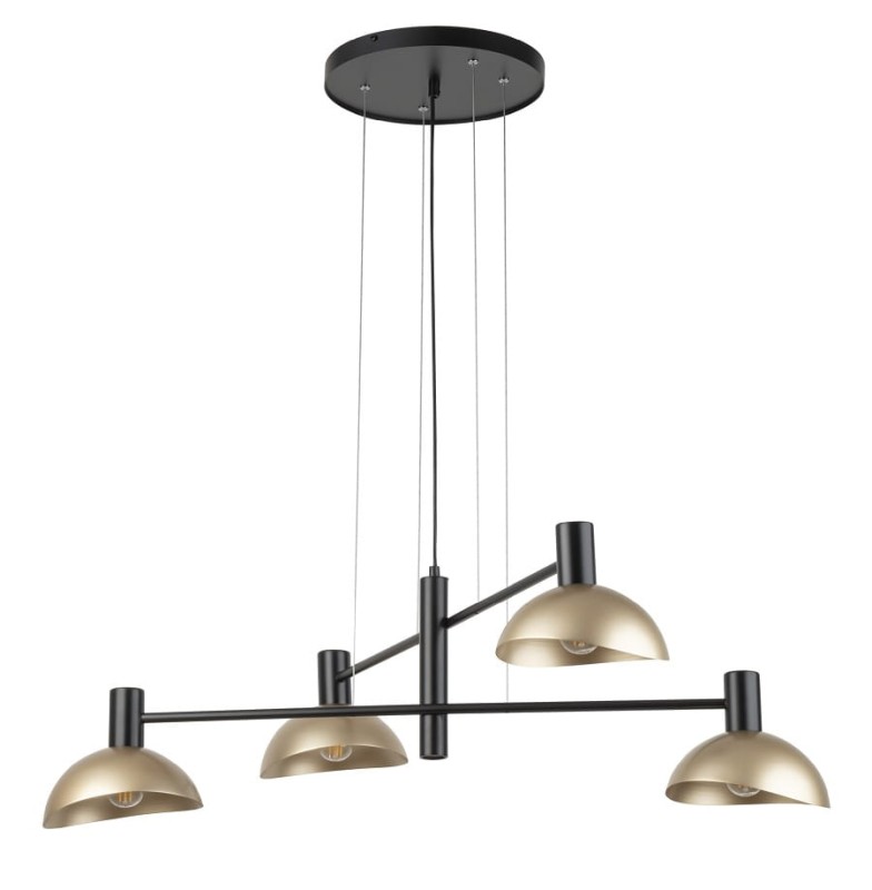 Artis Sigma 4  czarno złota - designerska lampa wisząca do salonu 40568.jpg