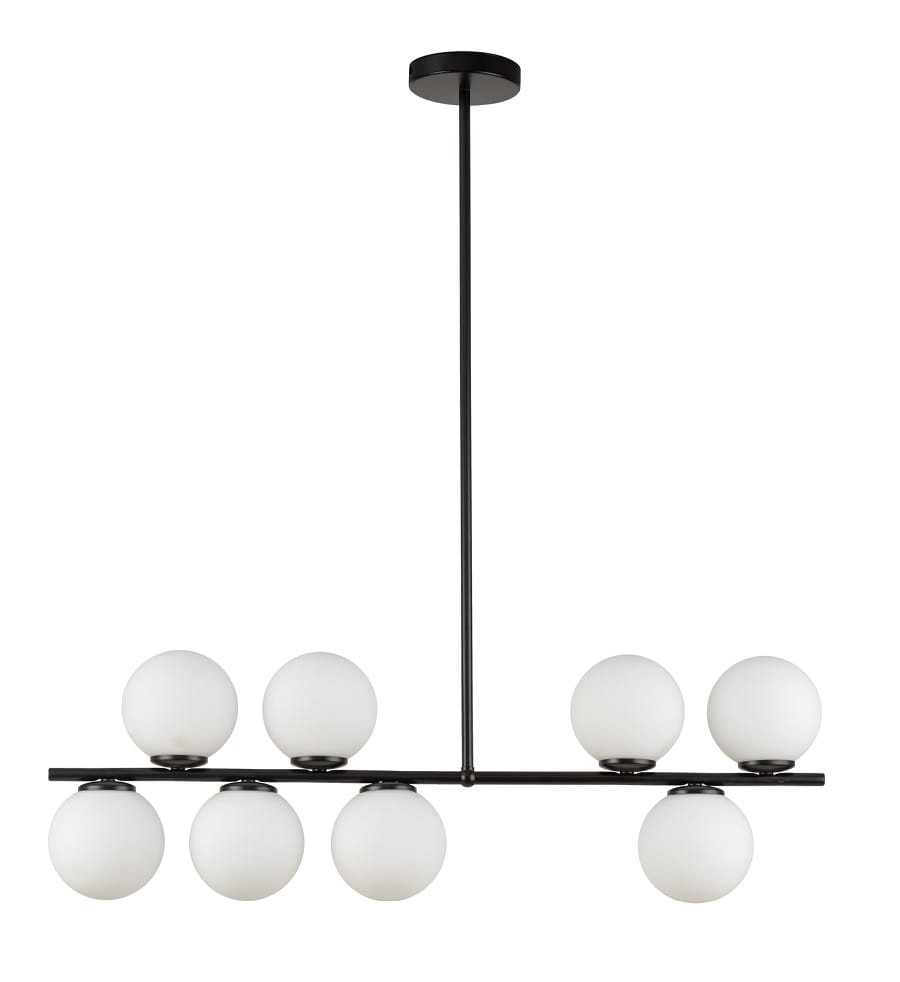 Lampa sufitowa podłużna, białe klosze, Koral 8 wysoka 33648.jpg