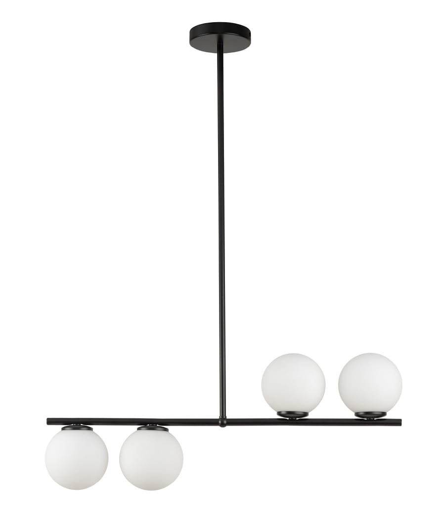 Lampa sufitowa podłużna, białe klosze, Koral 4 wysoka 33646.jpg