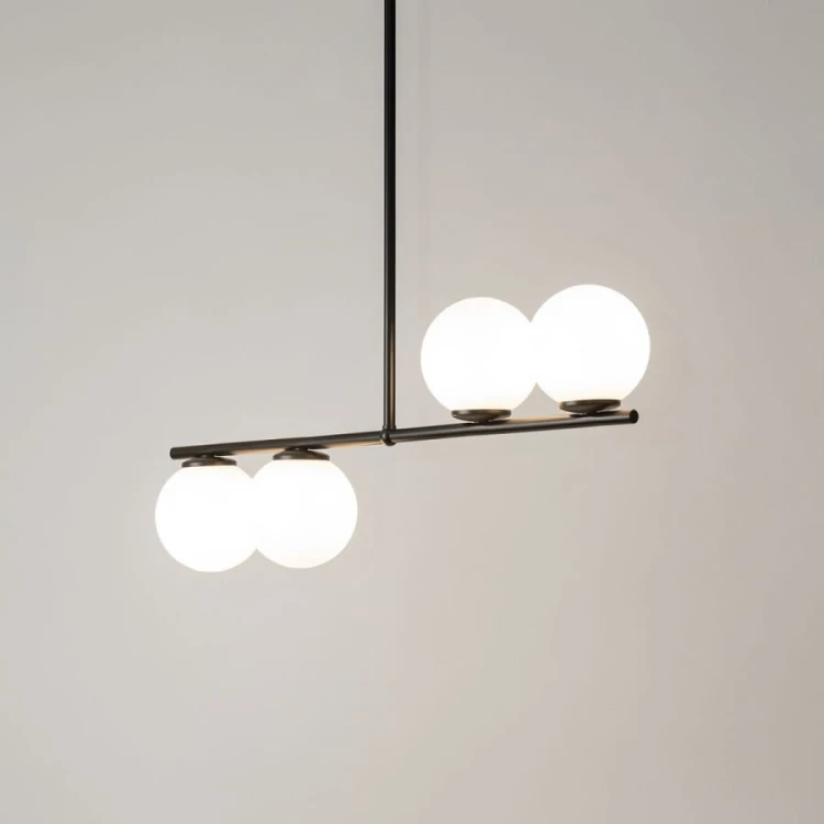 Lampa sufitowa podłużna, białe klosze, Koral 4 wysoka 33646 (2).jpg