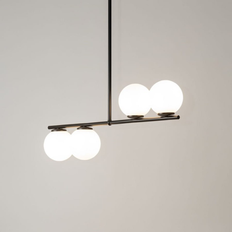Lampa sufitowa podłużna, białe klosze, Koral 4 wysoka 33646 (2).jpg