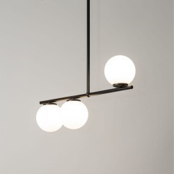 Lampa sufitowa podłużna, białe klosze, Koral 3 wysoka 33645.jpg