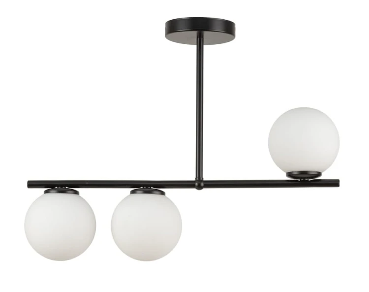 Lampa sufitowa pozioma, białe klosze, Koral 4, 33641.jpg