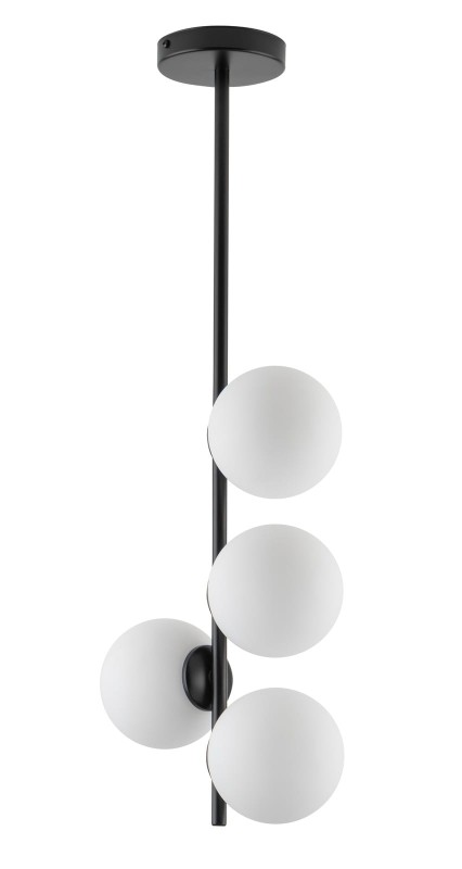 Lampa pionowa sufitowa, białe klosze, Koral 4.jpg