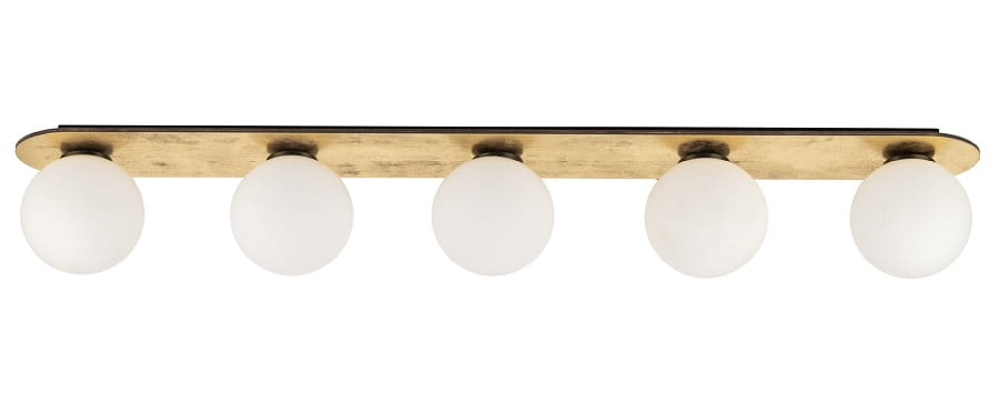 Plafon Flora Gold 5  - długa lampa do niskich pomieszczeń.jpg