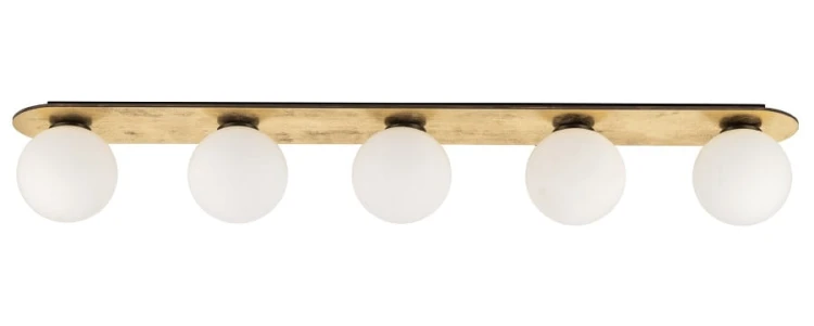 Plafon Flora Gold 5  - długa lampa do niskich pomieszczeń.jpg