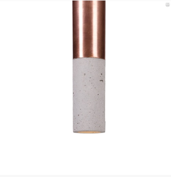 KALLA COPPER lampa betonowa sufitowa różne długości