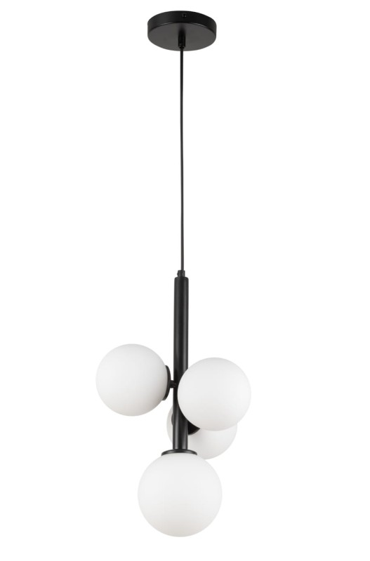 lampa wiszaca Perla 4 czarna, pionowa, oświetlenie kuchni.jpg