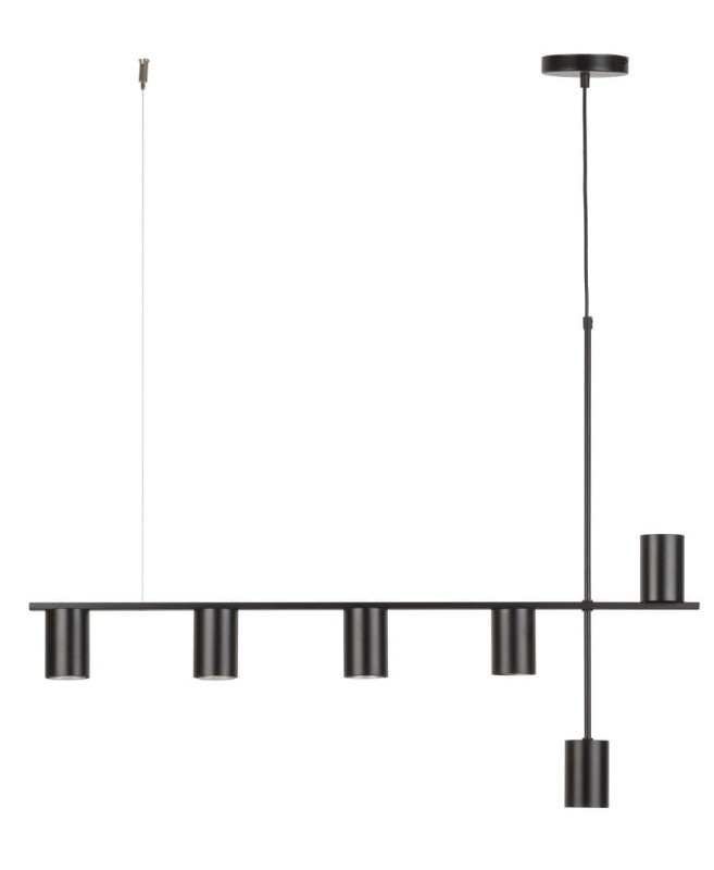 Vendo 6 czarna lampa liniowa nowoczesna klosze czarne aranżacja (1).jpg