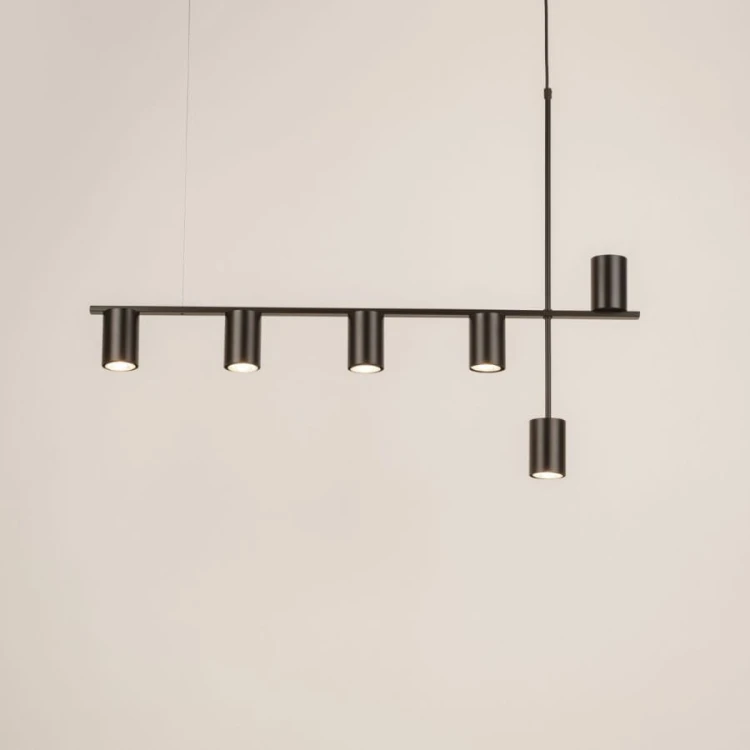 Vendo 6 czarna lampa liniowa nowoczesna klosze czarne aranżacja (2).jpg