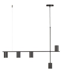 Vendo 5 czarna lampa liniowa,  nowoczesna,  pięć czarnych kloszy, długośc 90cm.jpg