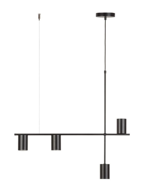 Vendo 4 czarna lampa liniowa,  nowoczesna, klosze czarne, długośc70cm.jpg