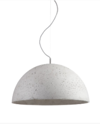 SFERA XL  betonowa lampa sufitowa, średnica 62 cm