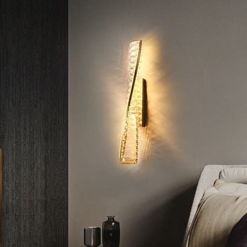 kinkiet kryształowy, mosiądz - Falen 50 aranżacja.jpg