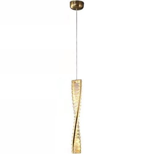 Podłużna pionowa lampa wisząca kryształowy - Falen P.jpg