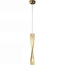 Podłużna pionowa lampa wisząca kryształowy - Falen P.jpg