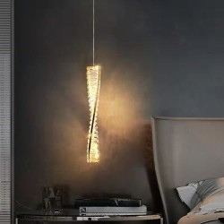 Podłużna pionowa lampa wisząca kryształowy - Falen P aranżacja.jpg