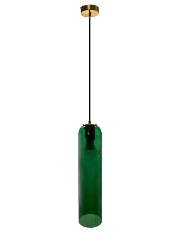 Lampa wisząca Amgis Green butelkowa zieleń.jpg