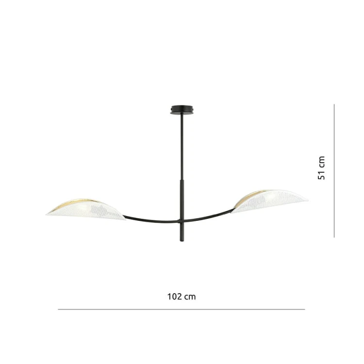 lampa sufitowa biało złota Lotus WH 2 wymiary.jpg