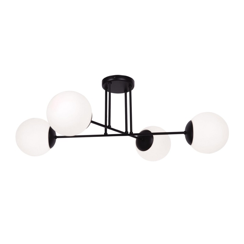 sufitowa lampa czarna, cztery klosze savoy 4, K-4924.jpg