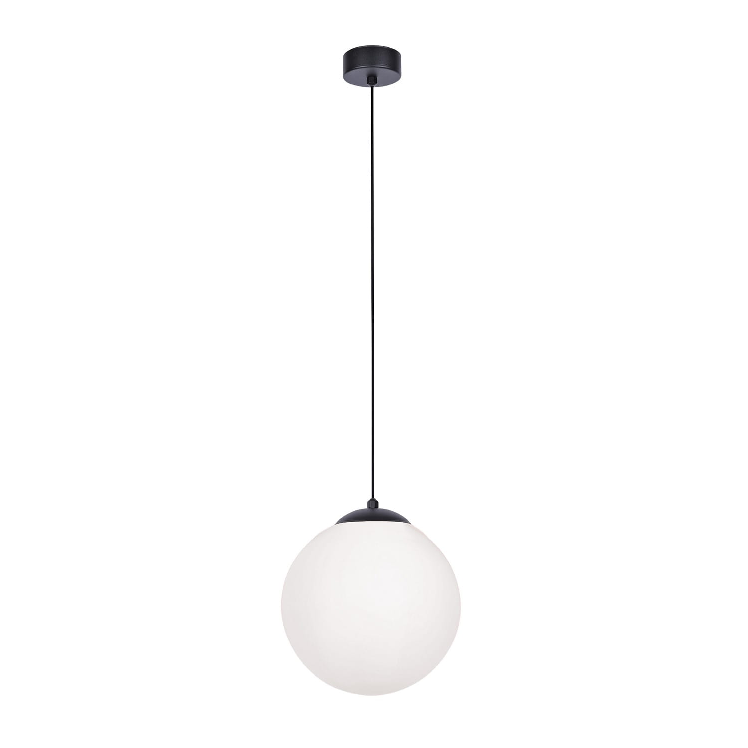 Pojedyncza lampa wisząca, mleczna kula 30cm - Savoy 30.jpg