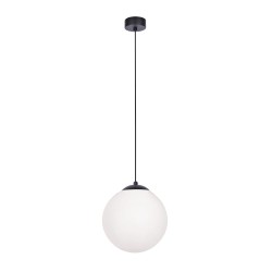 Pojedyncza lampa wisząca, mleczna kula 30cm - Savoy 30.jpg